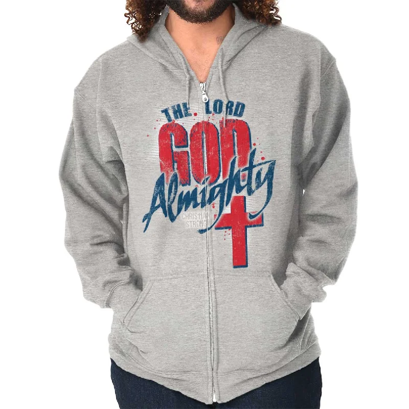 Rugged Style God Almighty Zip Hoodie