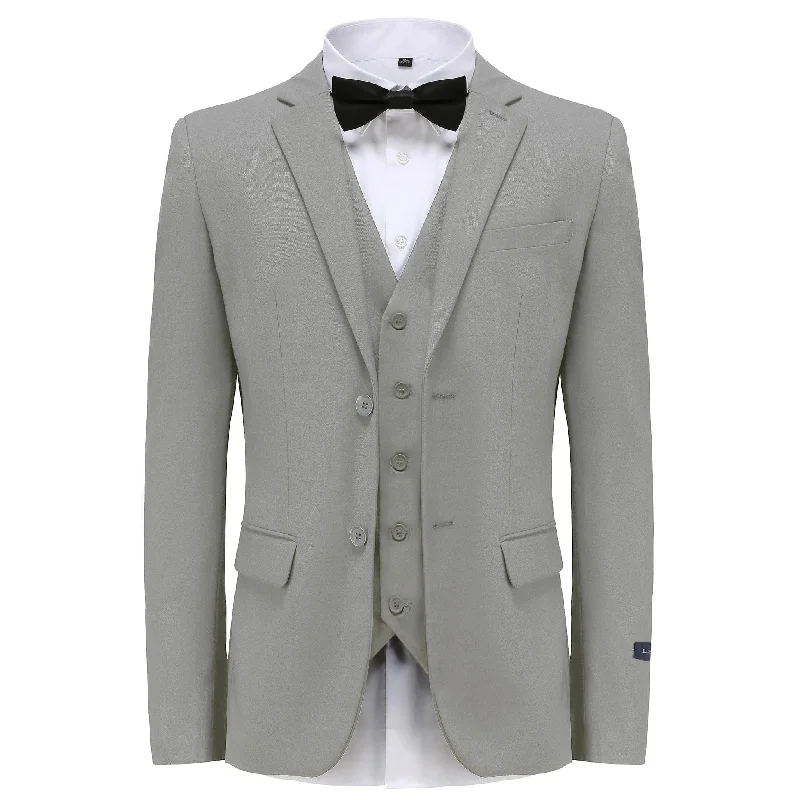 Elevated Casual GINO VITALE SUIT/M3OO/LT GRAY