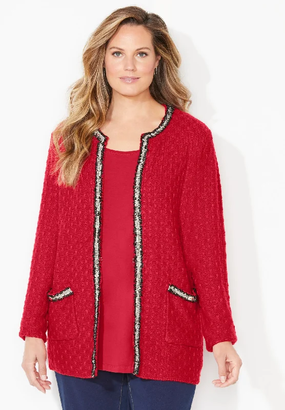 Statement Prints Liz&Me® Iconic Cardigan