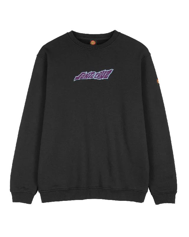 Tailored Streetwear Creep Sweatshirt in Black