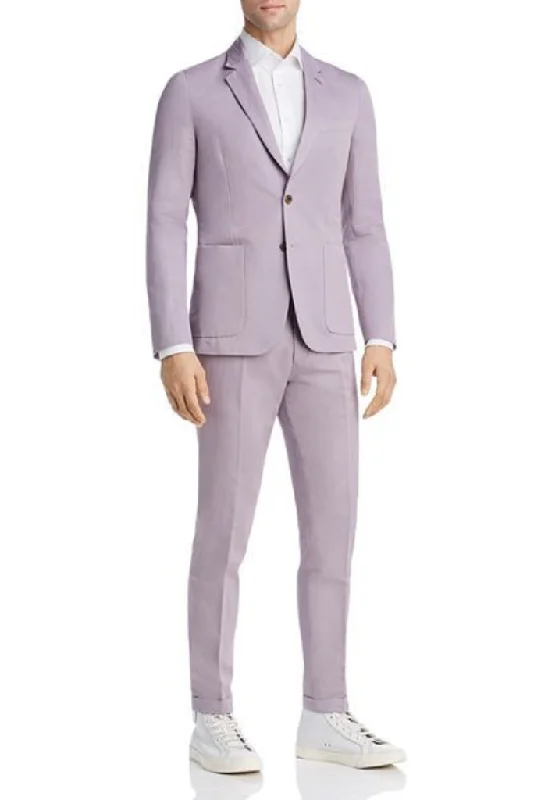 Vintage Sportswear Men 2 Piece Suit light Purple Perfect For Dinner Suits, Wedding Grooms Suits, Bespoke For Men