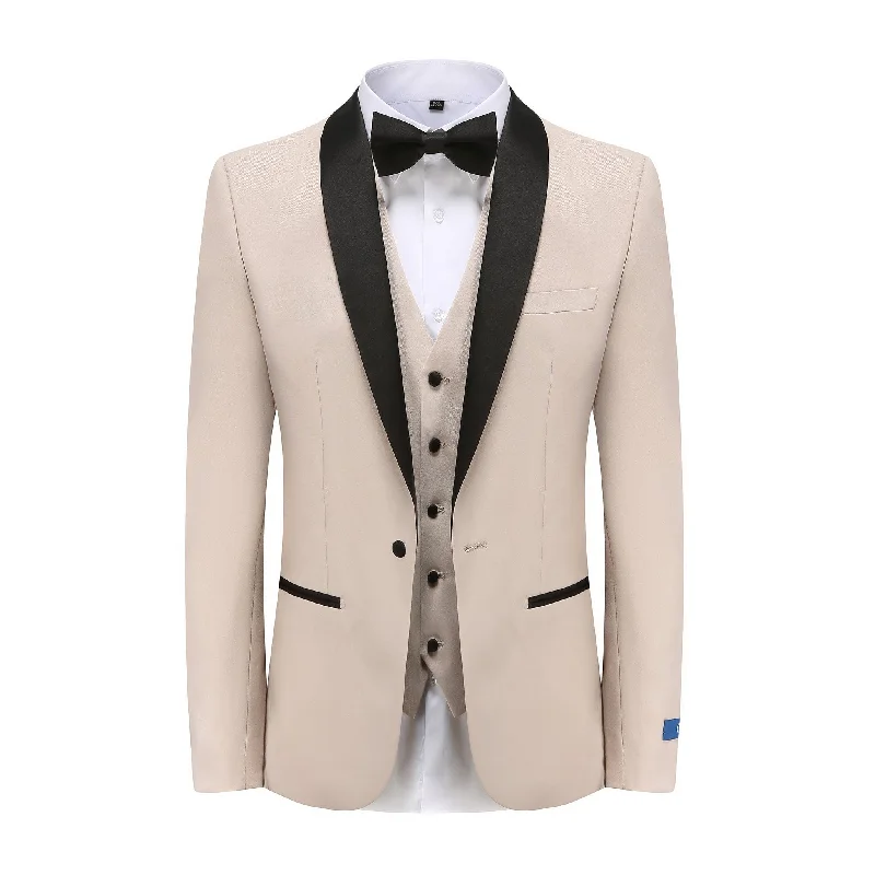 Pastel Aesthetic SLIM FIT TUXEDO/TX300/LT BEIGE