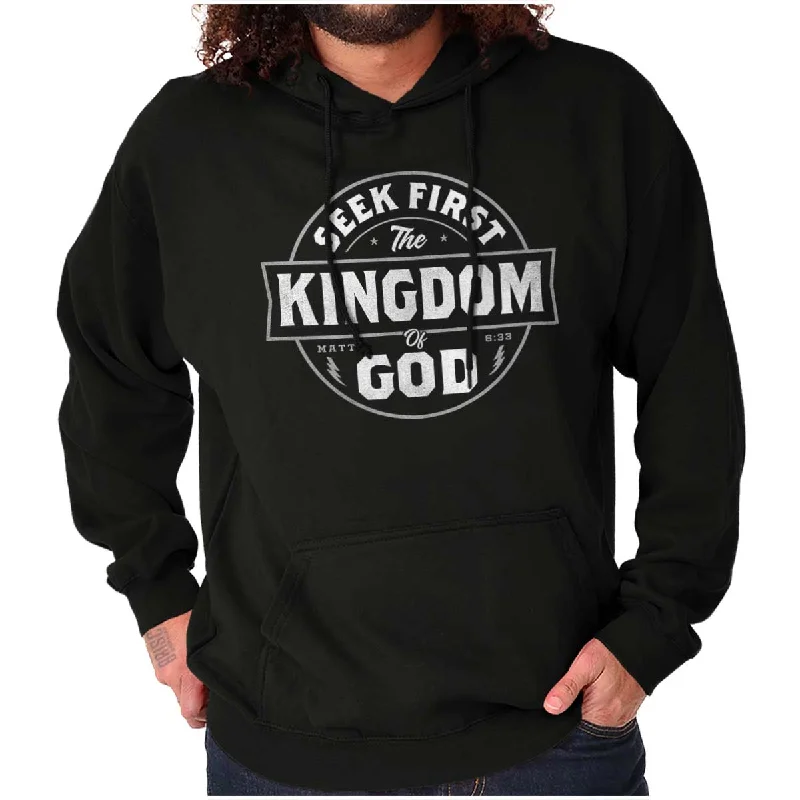 Harajuku Fashion Seek First the Kingdom Hoodie