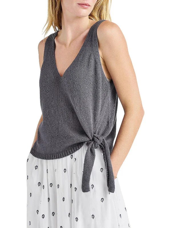 Modern Fit Street charm Berkeley Womens Cotton Side Tie Tank Top Sweater