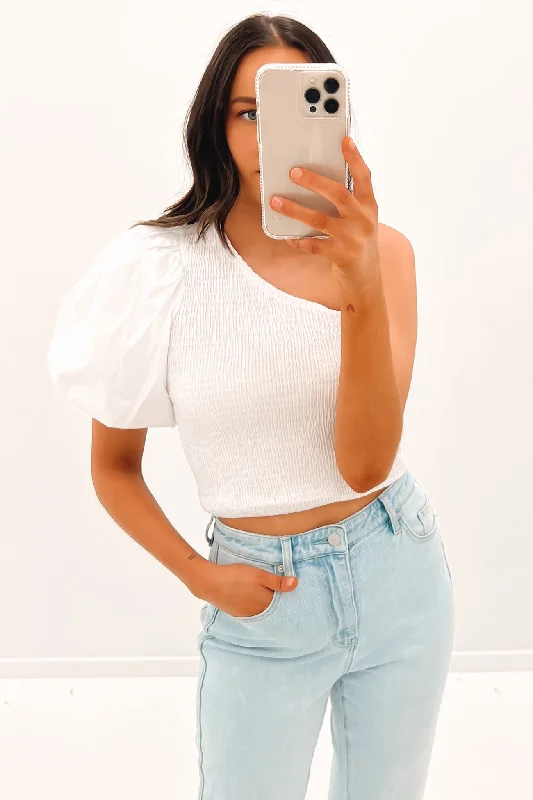 Pennie Top White