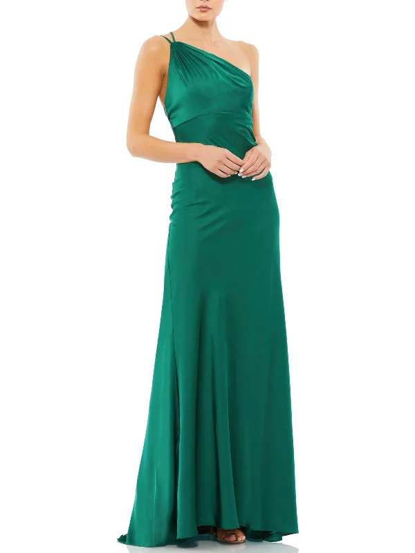 Modern Sporty Multifunctional style Womens One Shoulder Maxi Evening Dress