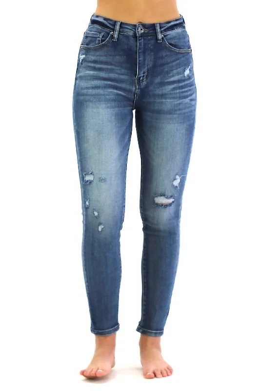 High Rise Skinny Jean In Vintage Washed