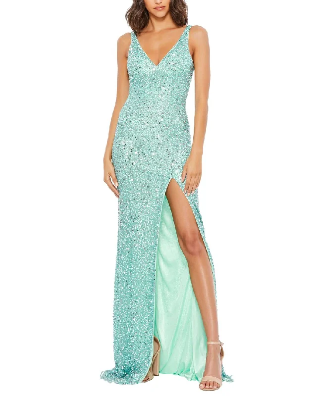 Modern Fit Mac Duggal Column Gown