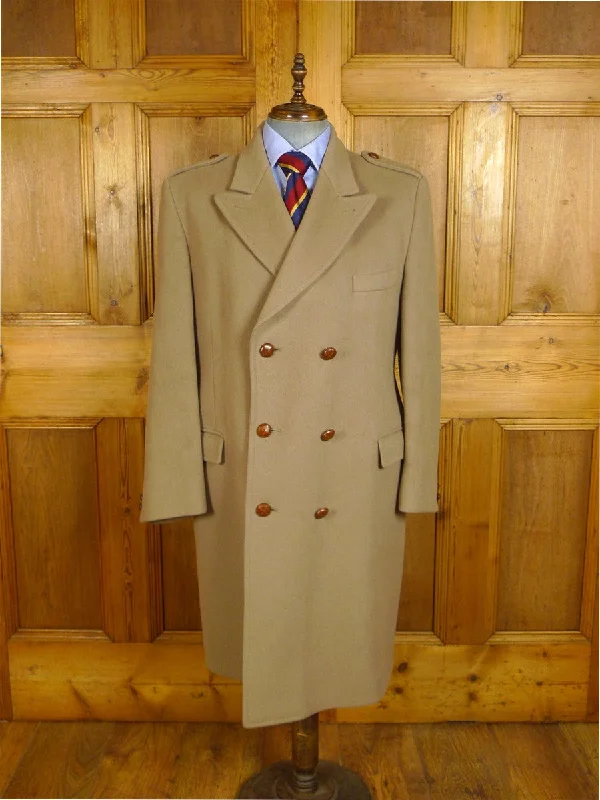 24/1065 immaculate vintage john g hardy heavyweight british warm overcoat 45-46 long