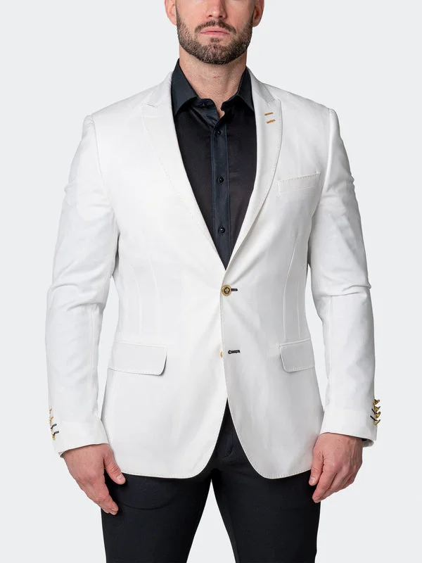 Rugged Style Rugged Jackets Maceoo Blazers.Maceo | Blazer Descartes Classic White