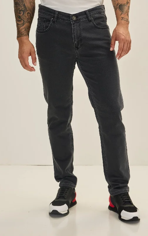 Men's Super Soft 5-pocket Style Pants - Anthracite