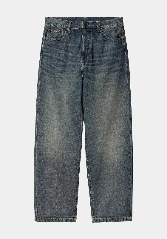 Carhartt WIP Landon Loose Tapered Fit Jeans, Washed Blue