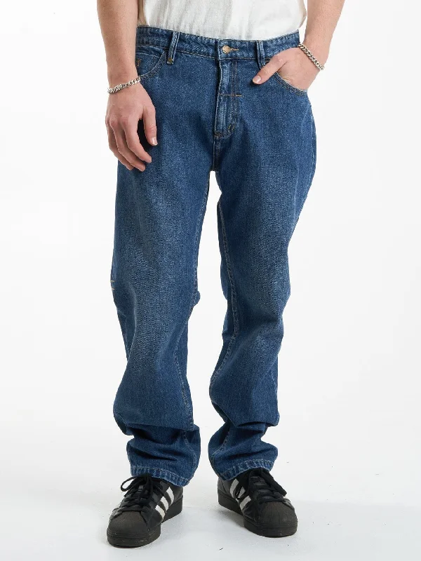 Straight Line Denim Jean - Roadhouse Blue