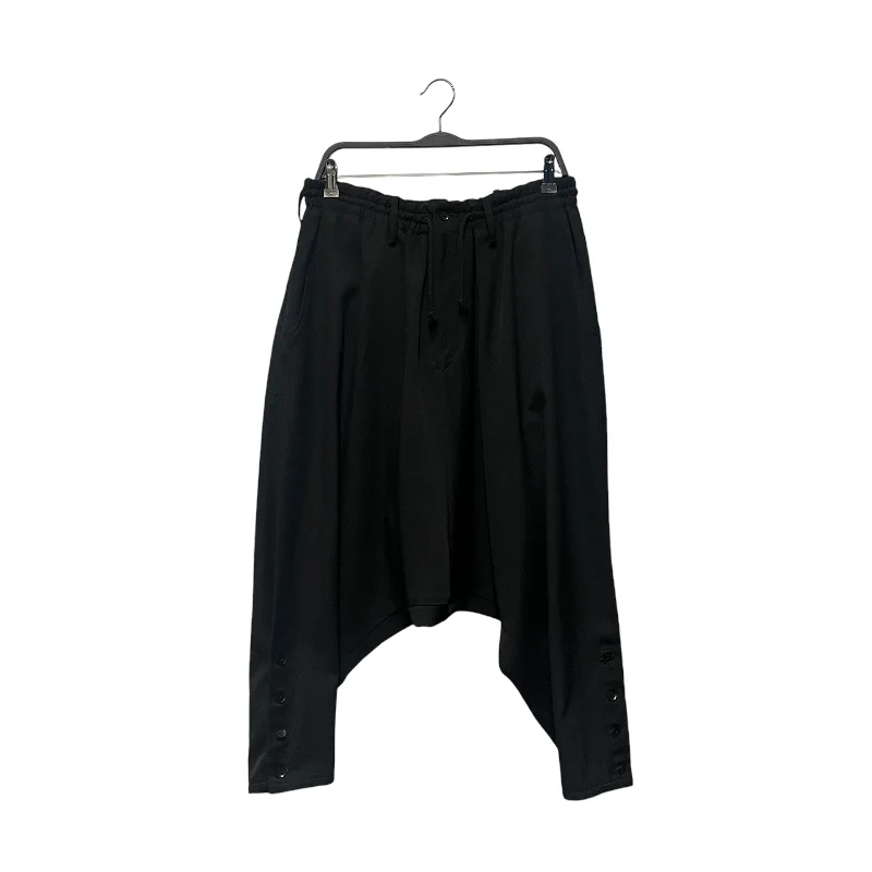 Vintage Chic YOHJI YAMAMOTO/Cropped Pants/2/Cotton/BLK/