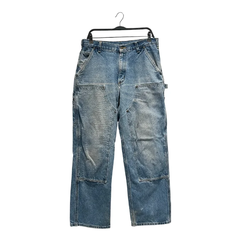 Edgy Fashion Carhartt/Straight Pants/Denim/BLU/DOUBLE KNEE