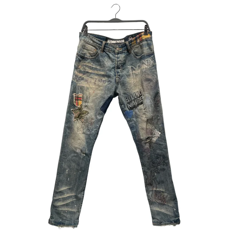 Urban Explorer BILLIONAIRE BOYS CLUB/Skinny Pants/32/Denim/BLU/All Over Print/