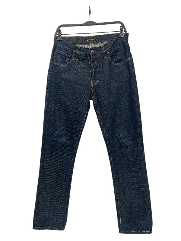 Retro Aesthetic NUDIE JEANS/Straight Pants/30/Denim/NVY/High-waisted/NJ3351