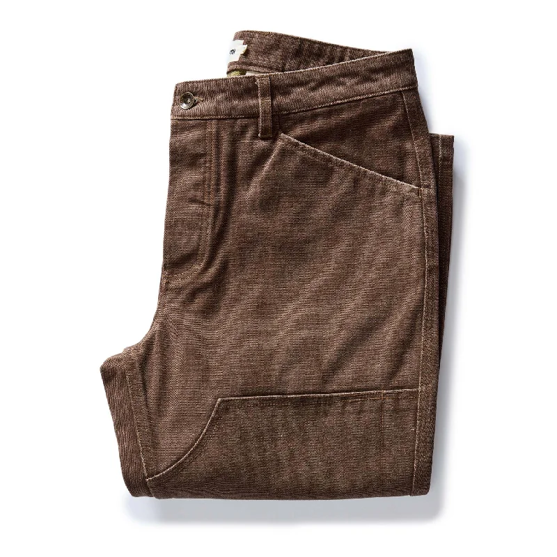 Rugged Outdoor The Chore Pant in Aged Penny Chipped Canvas