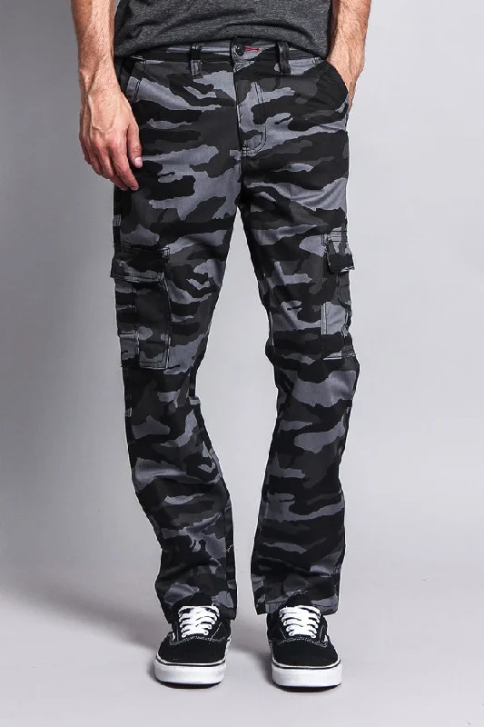 Minimal Sportswear Men's Camo Cargo Slim Fit Pants