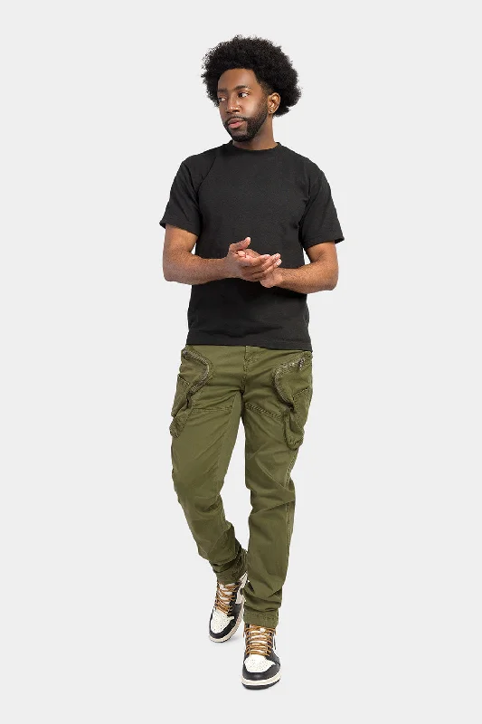 Cottagecore Fashion Prewashed Cargo Pants